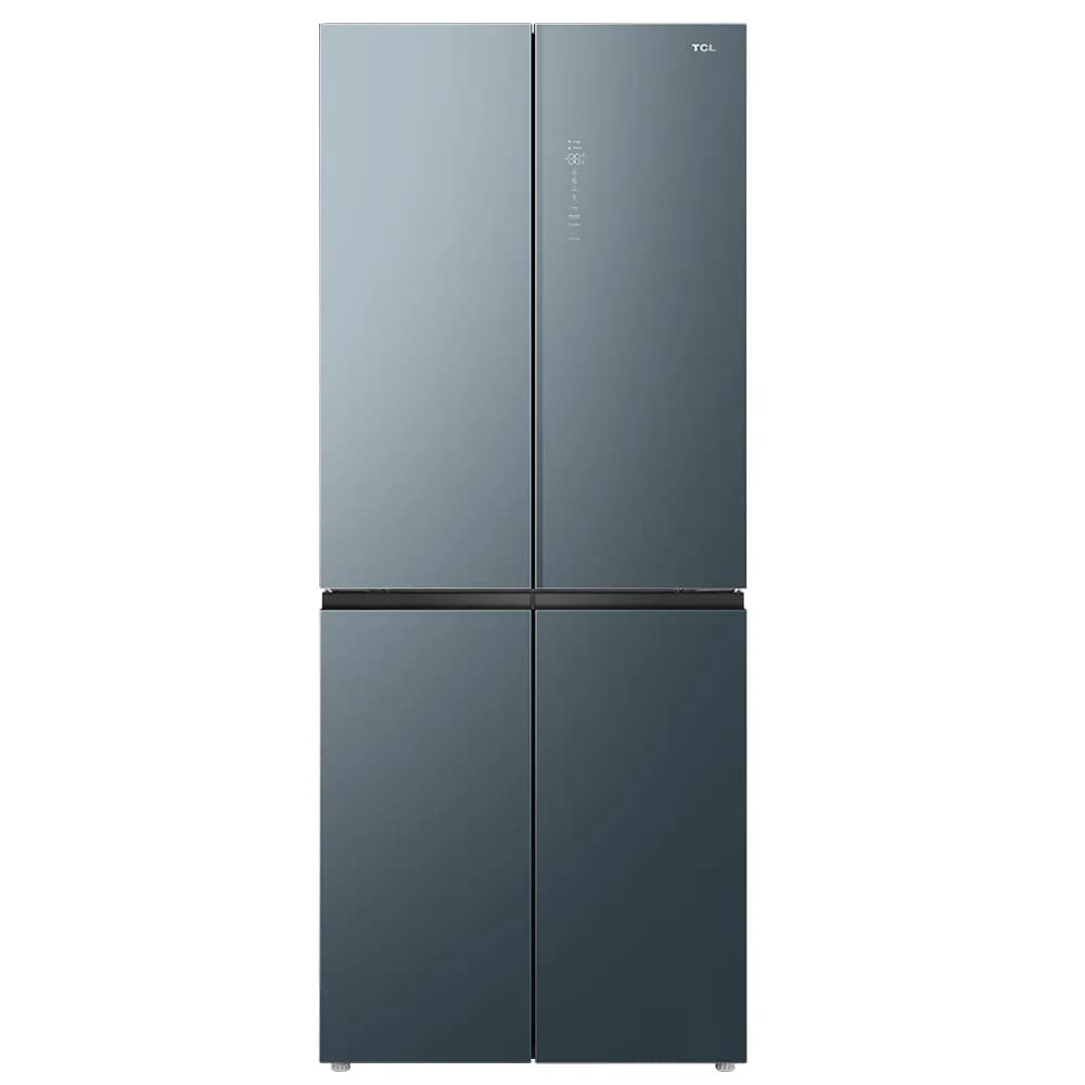 TCL 450 L Cross Door Refrigerator, Glacial Blue