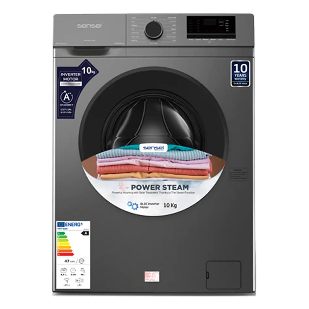 Sensei 10 kg Front Load Washing Machine