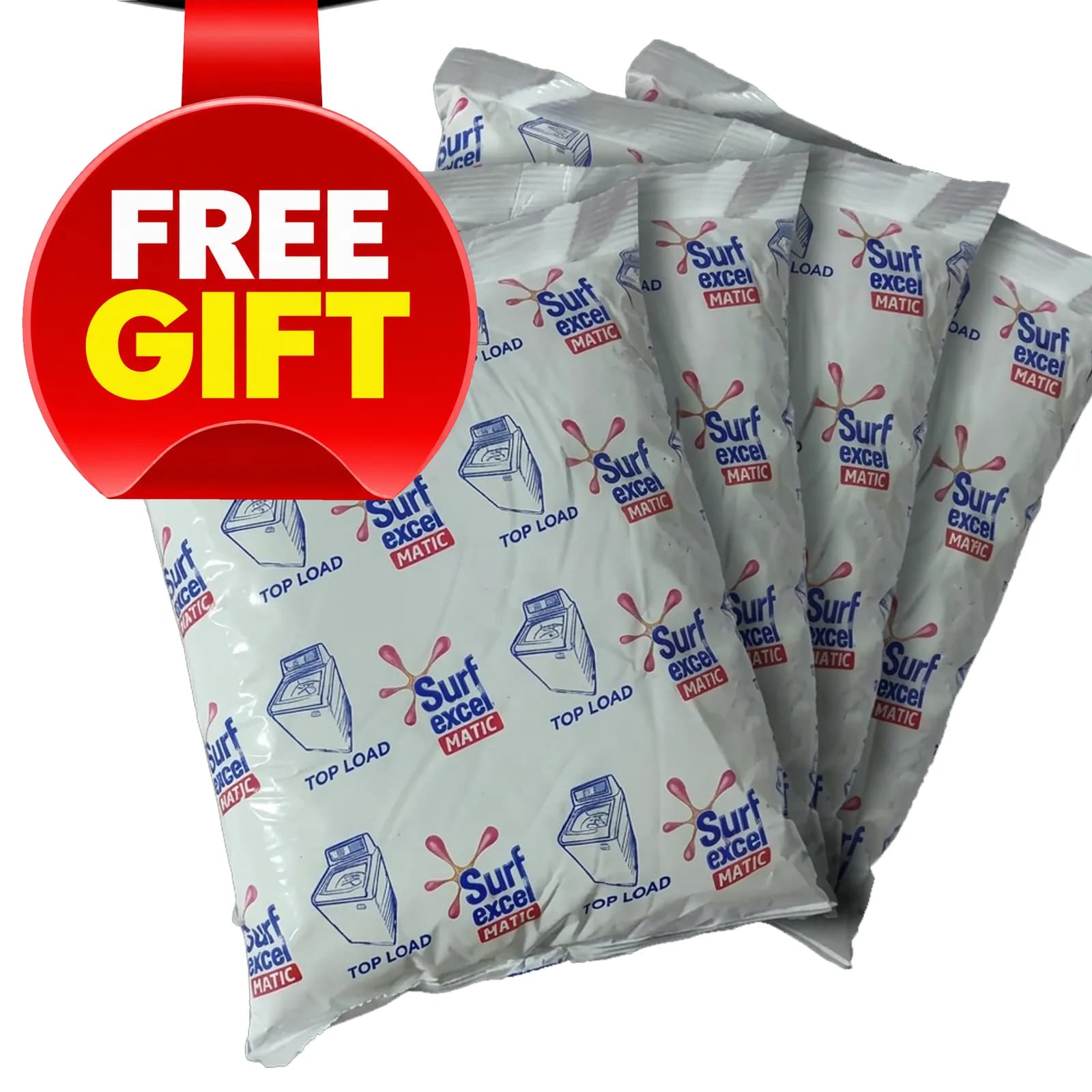 Surf Excel Matic Detergent, 4 kg free