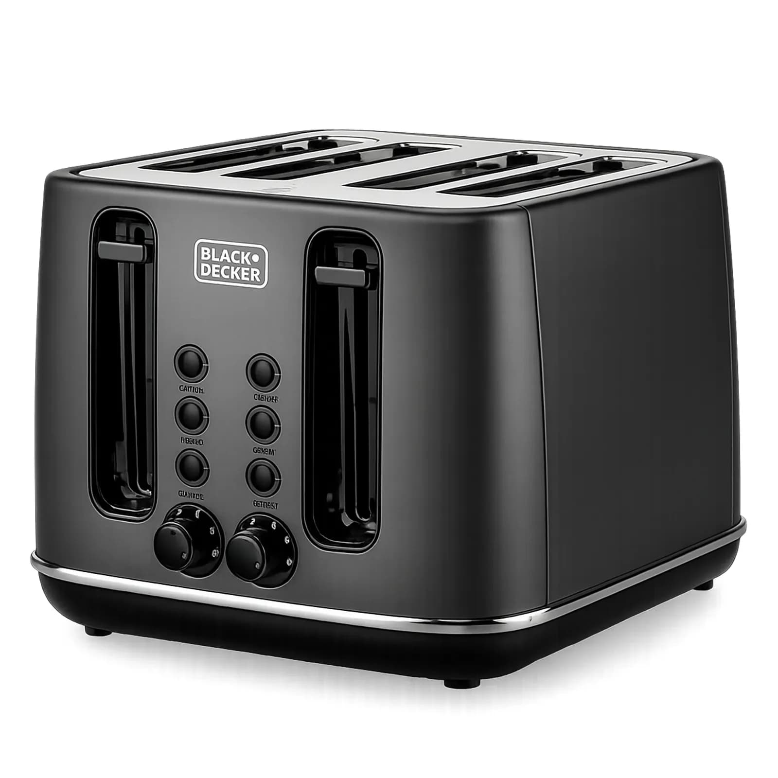 Black+Decker 4 Slice Toaster, 2300W image 2 of 2