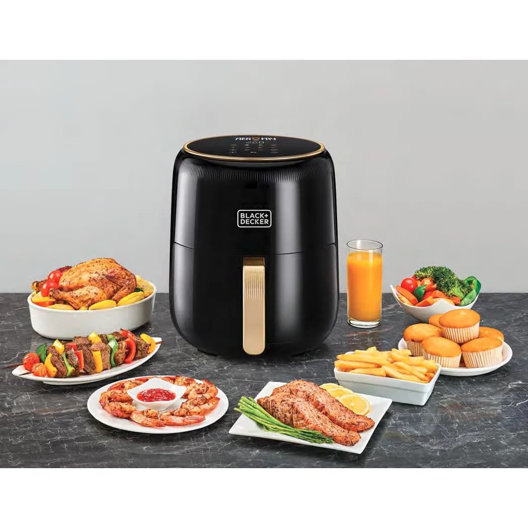 Black+Decker 8-in-1 Digital Air Fryer, 1500W image 4 of 4