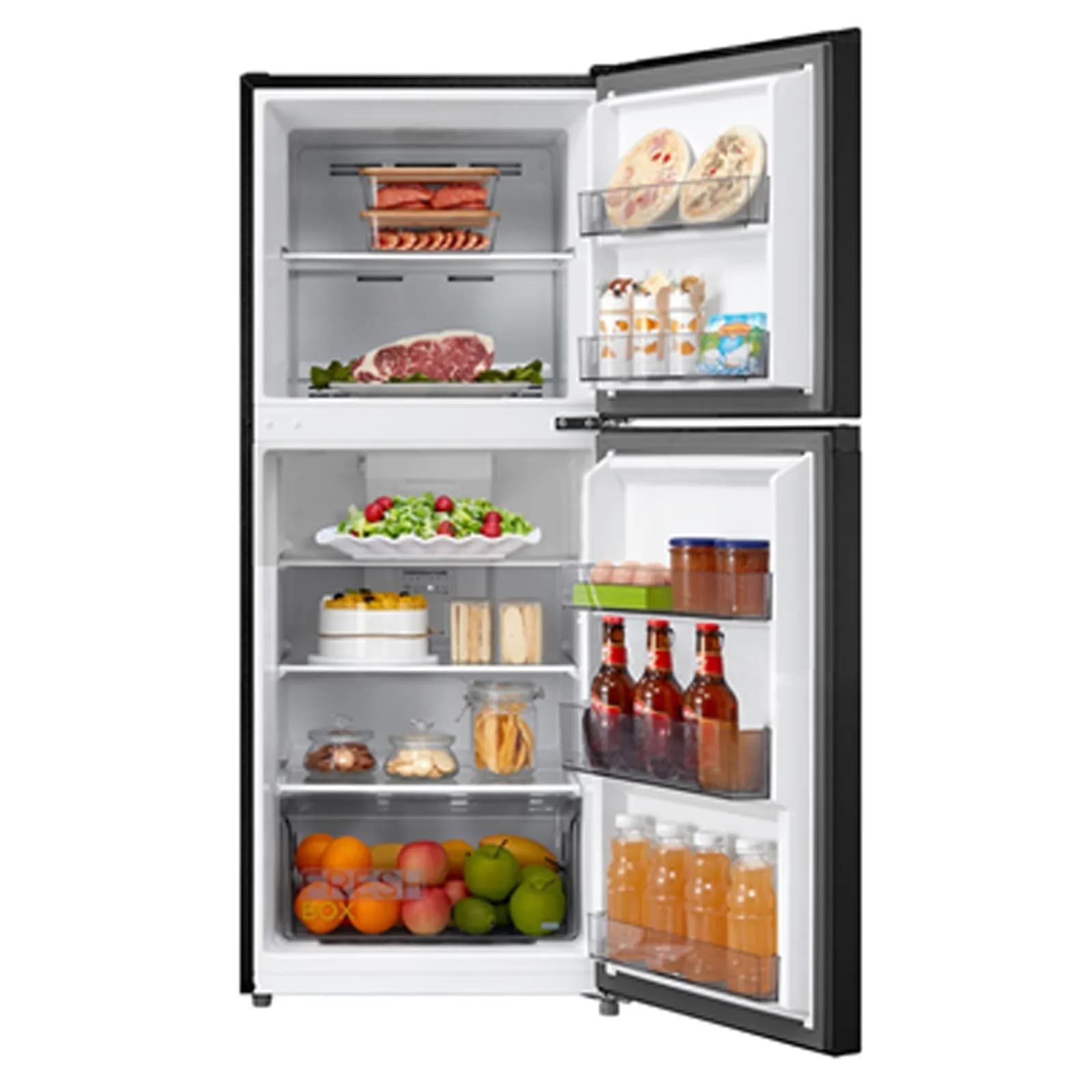 Midea Frost Free Double Door Refrigerator 218 L image 2 of 2