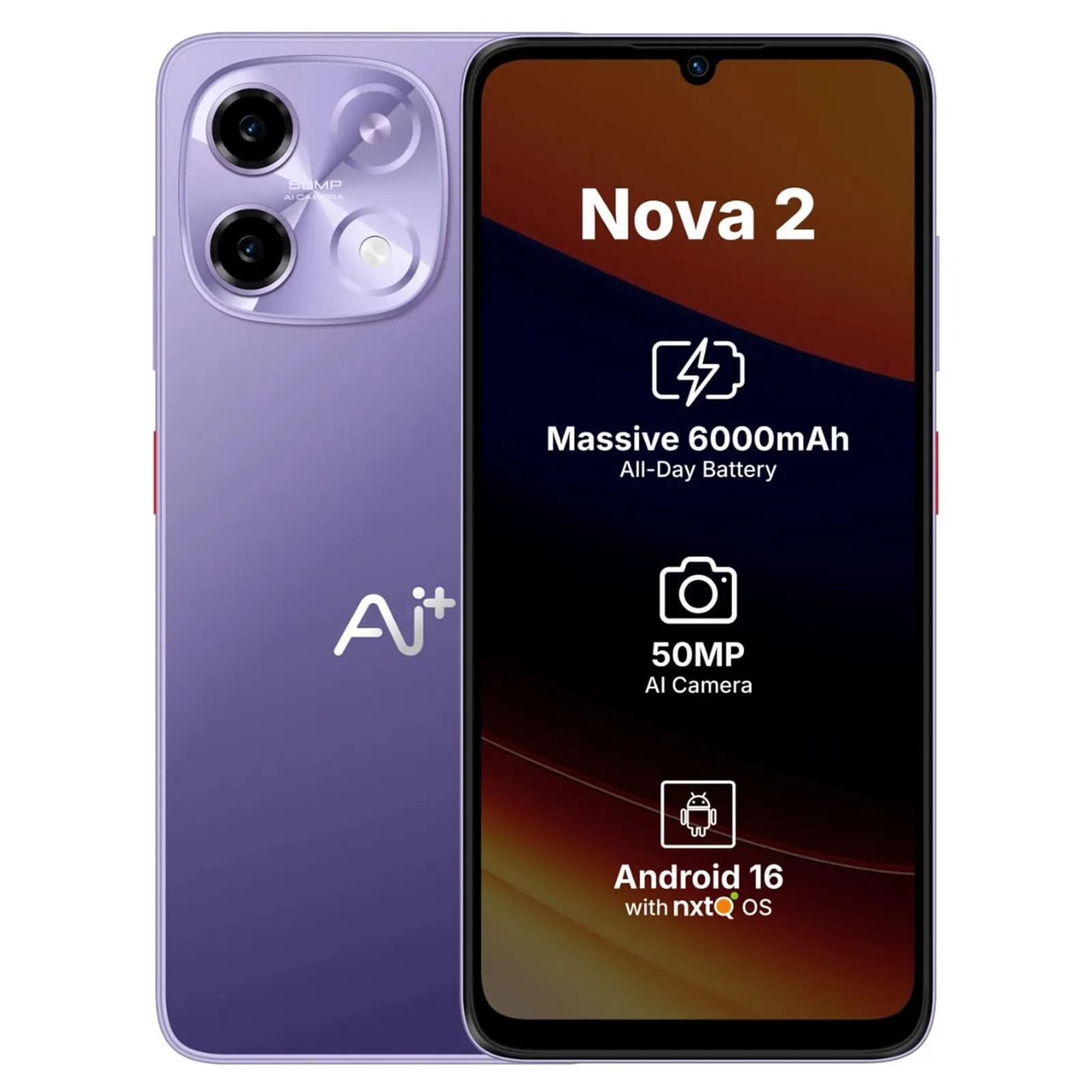 Ai+ Nova 2 5G 6 GB + 128 GB Purple