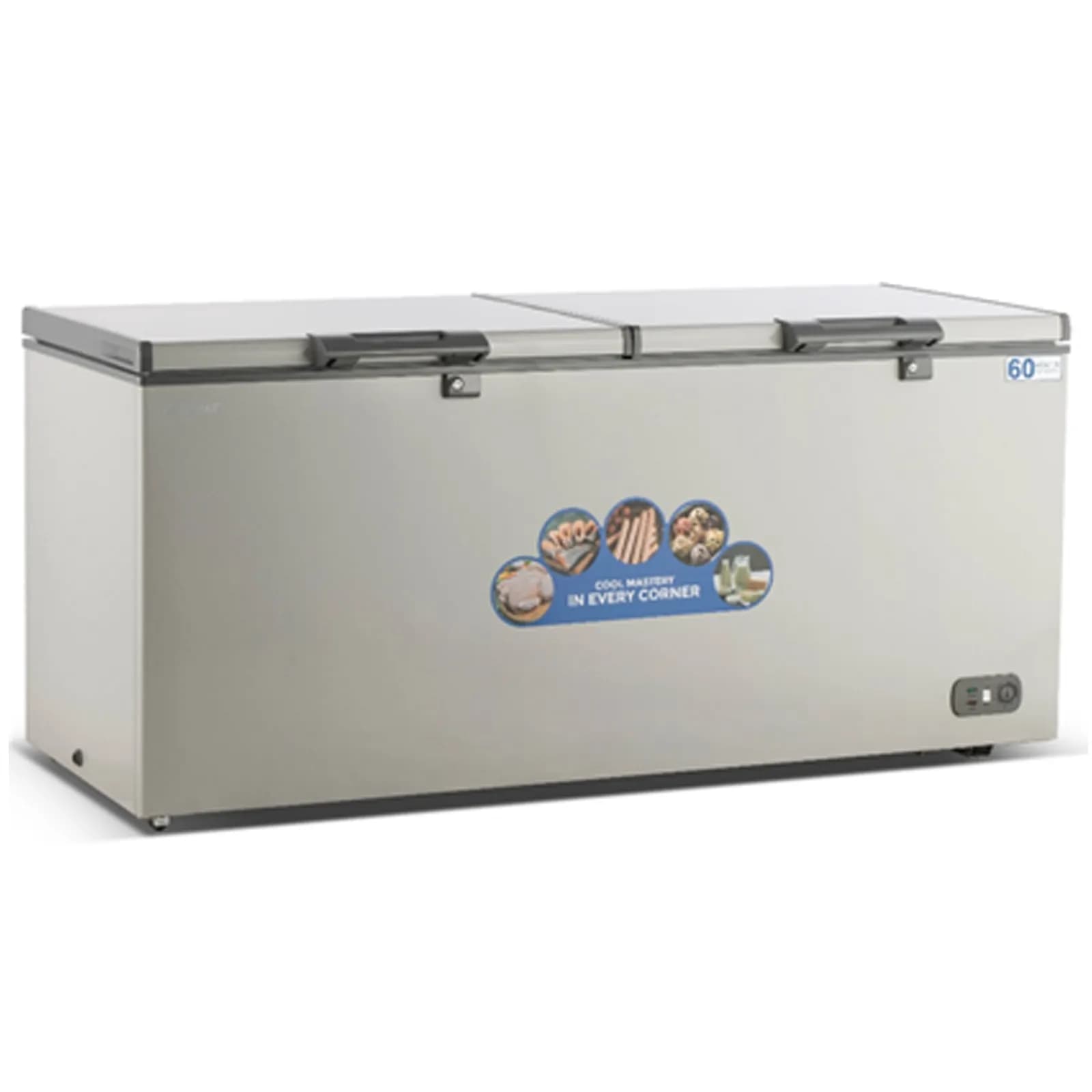 Sensei 450 L Double Door Chest Freezer