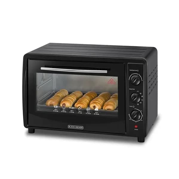 Black+Decker Double Glass Oven Toaster Grill 45 L